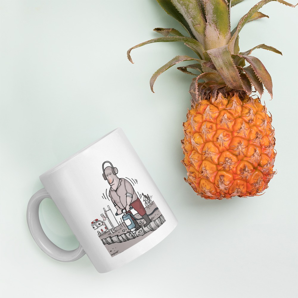 White Glossy Mug
