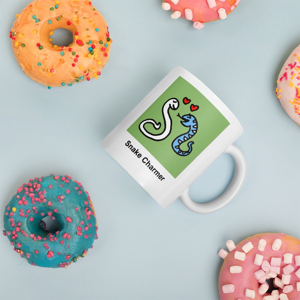 White Glossy Mug