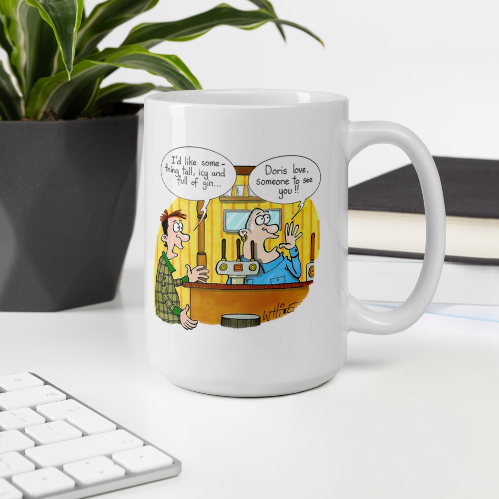 White Glossy Mug