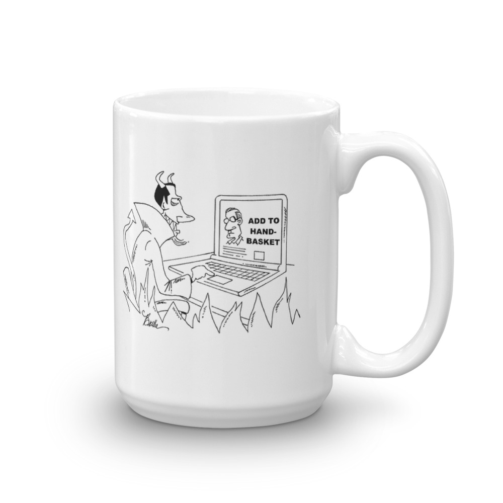 White Glossy Mug