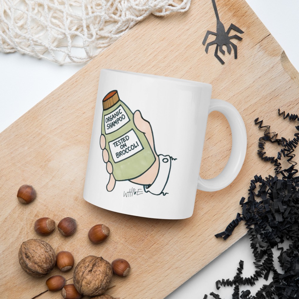 White Glossy Mug