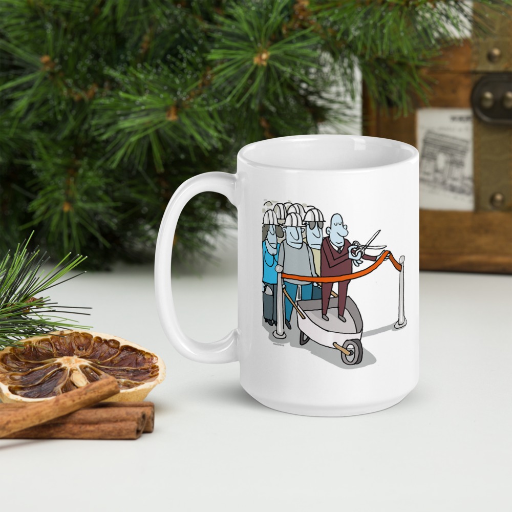 White Glossy Mug