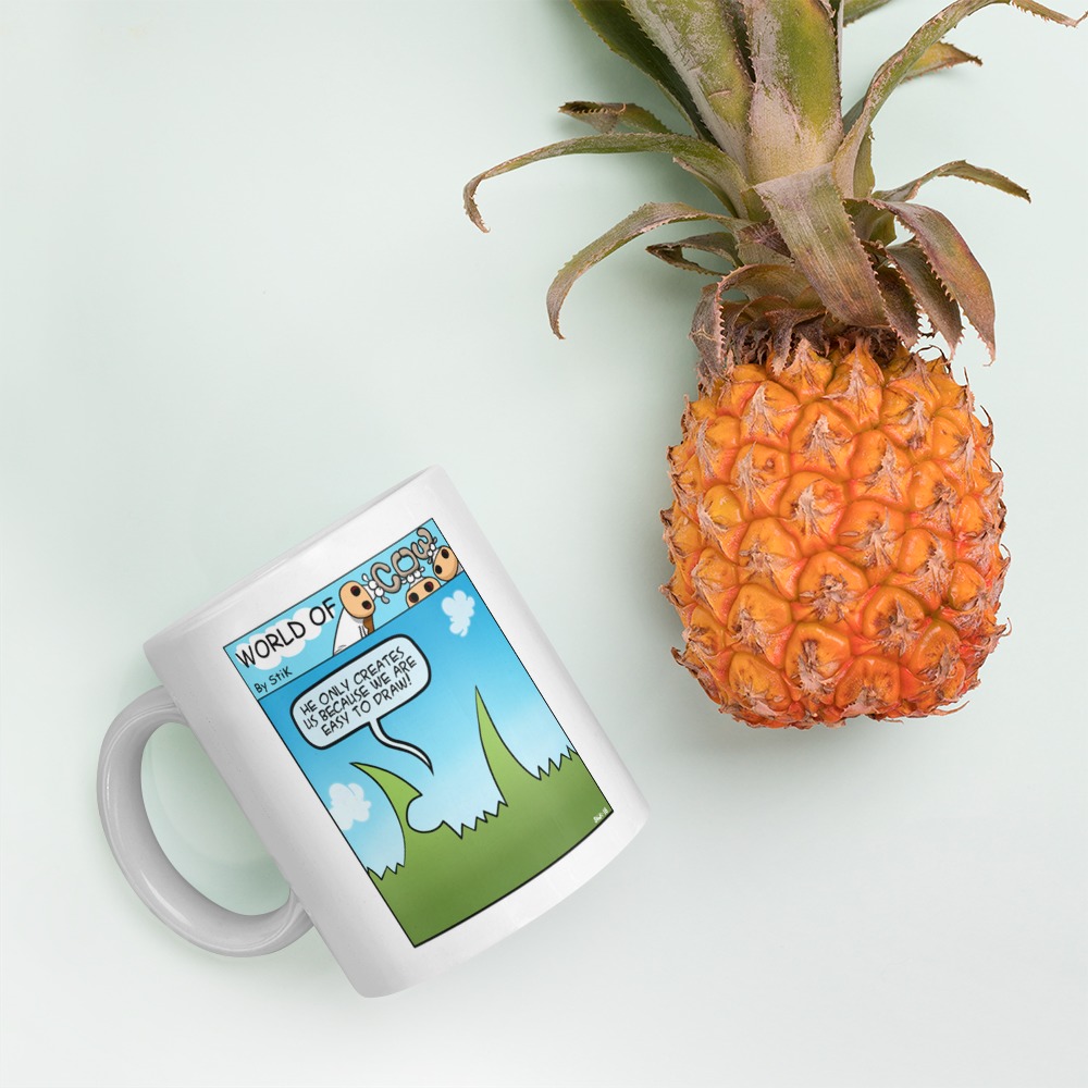 White Glossy Mug