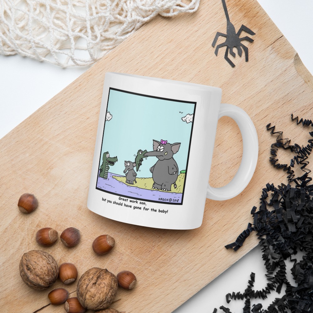 White Glossy Mug