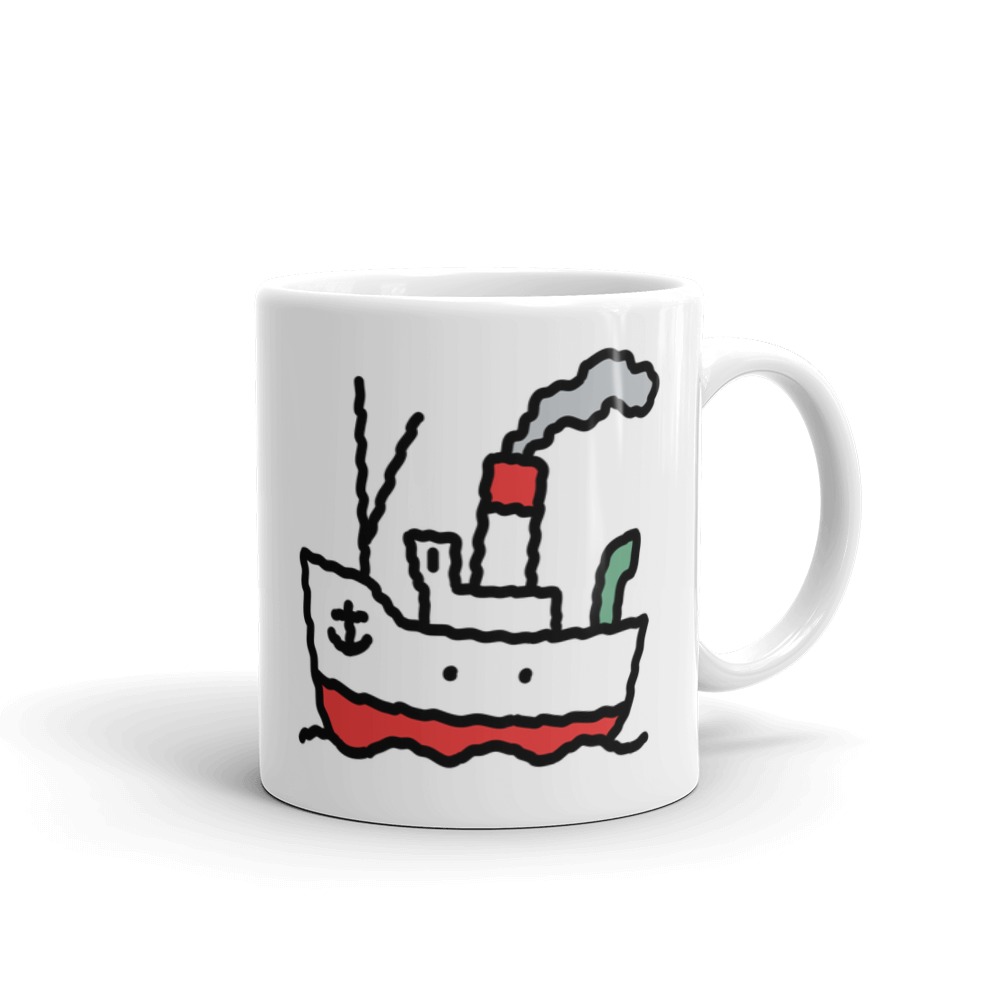 White Glossy Mug