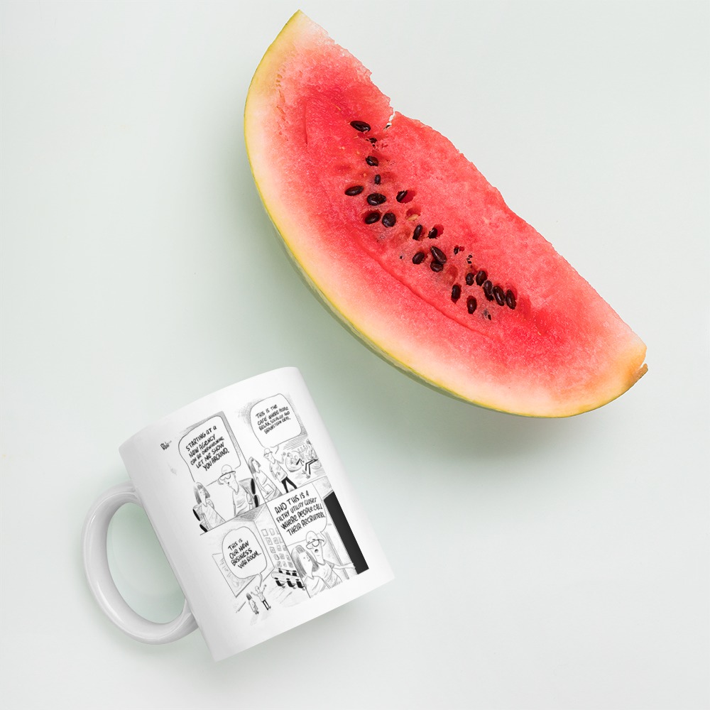 White Glossy Mug