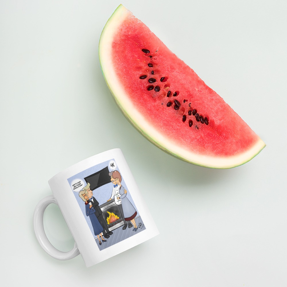 White Glossy Mug