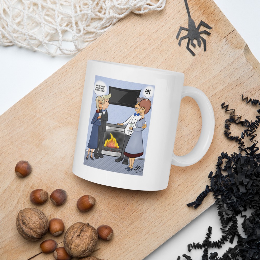 White Glossy Mug