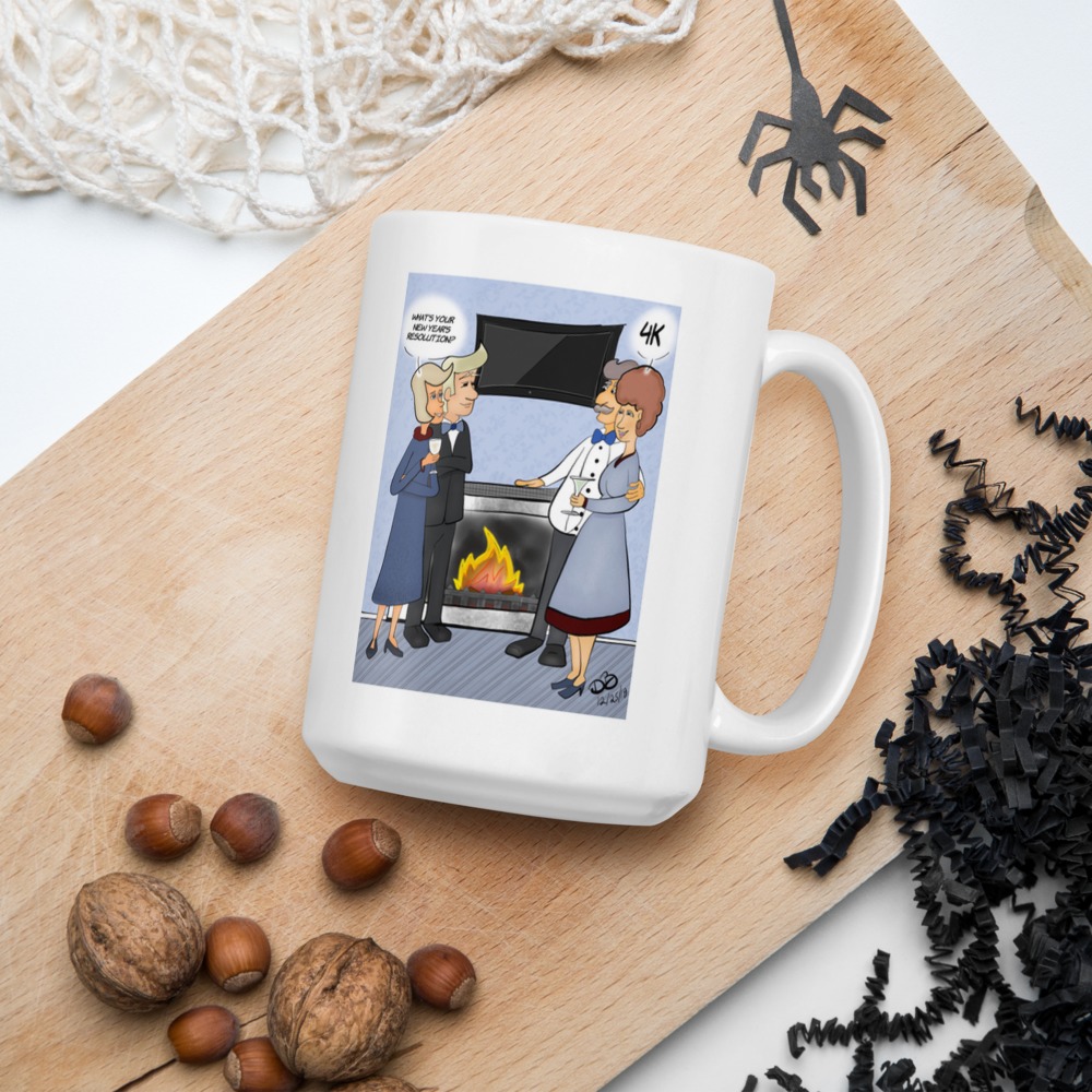 White Glossy Mug