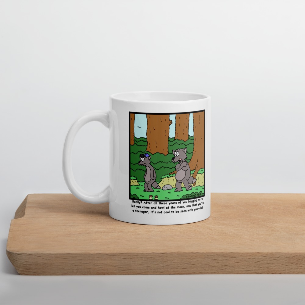 White Glossy Mug