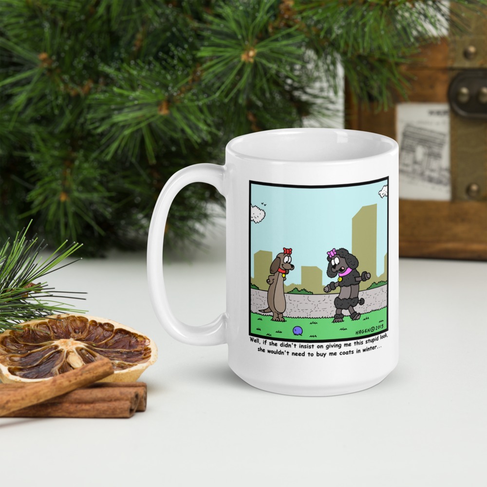 White Glossy Mug