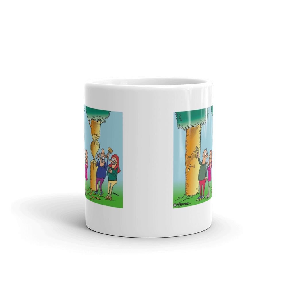 White Glossy Mug