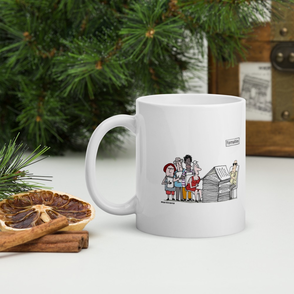 White Glossy Mug