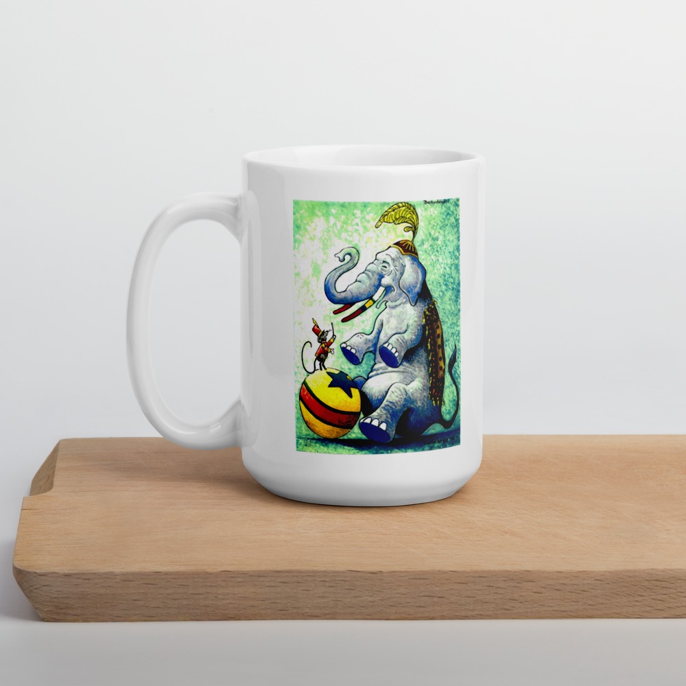 White Glossy Mug