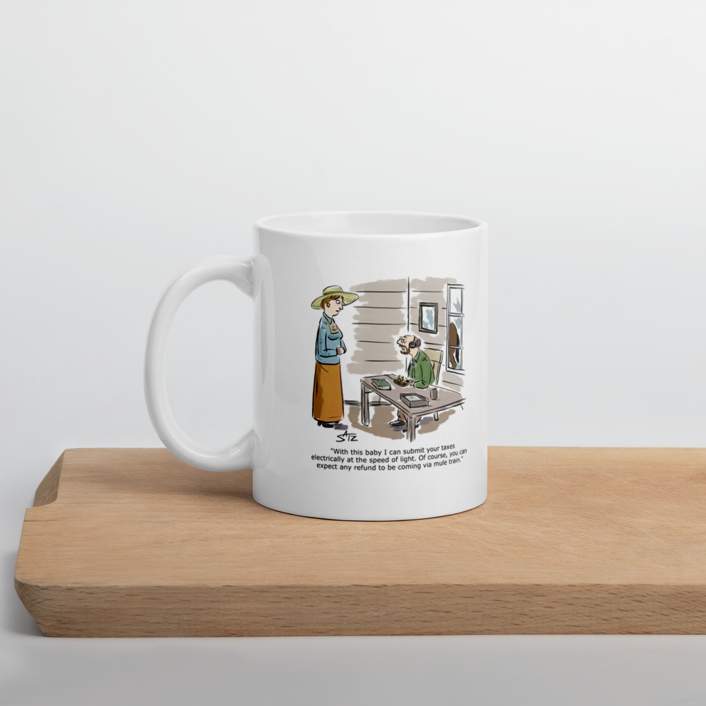 White Glossy Mug