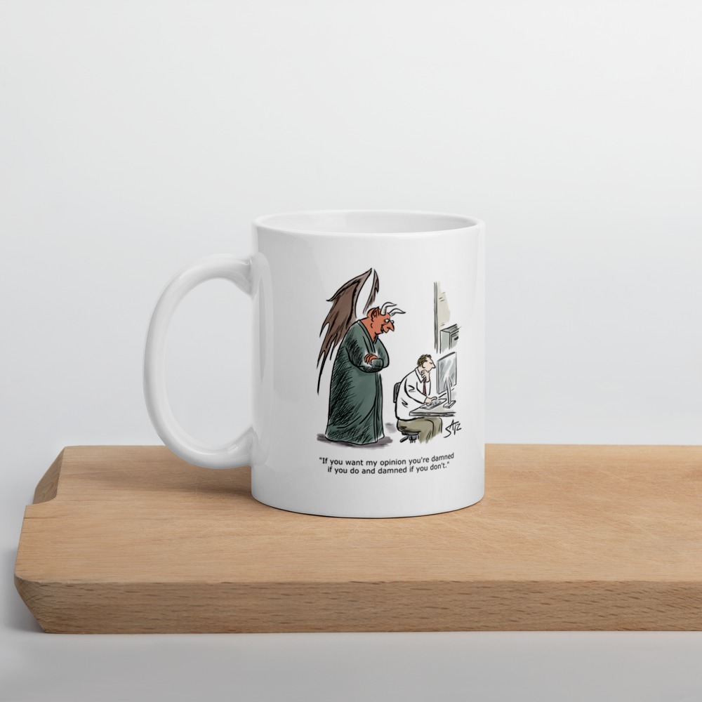 White Glossy Mug