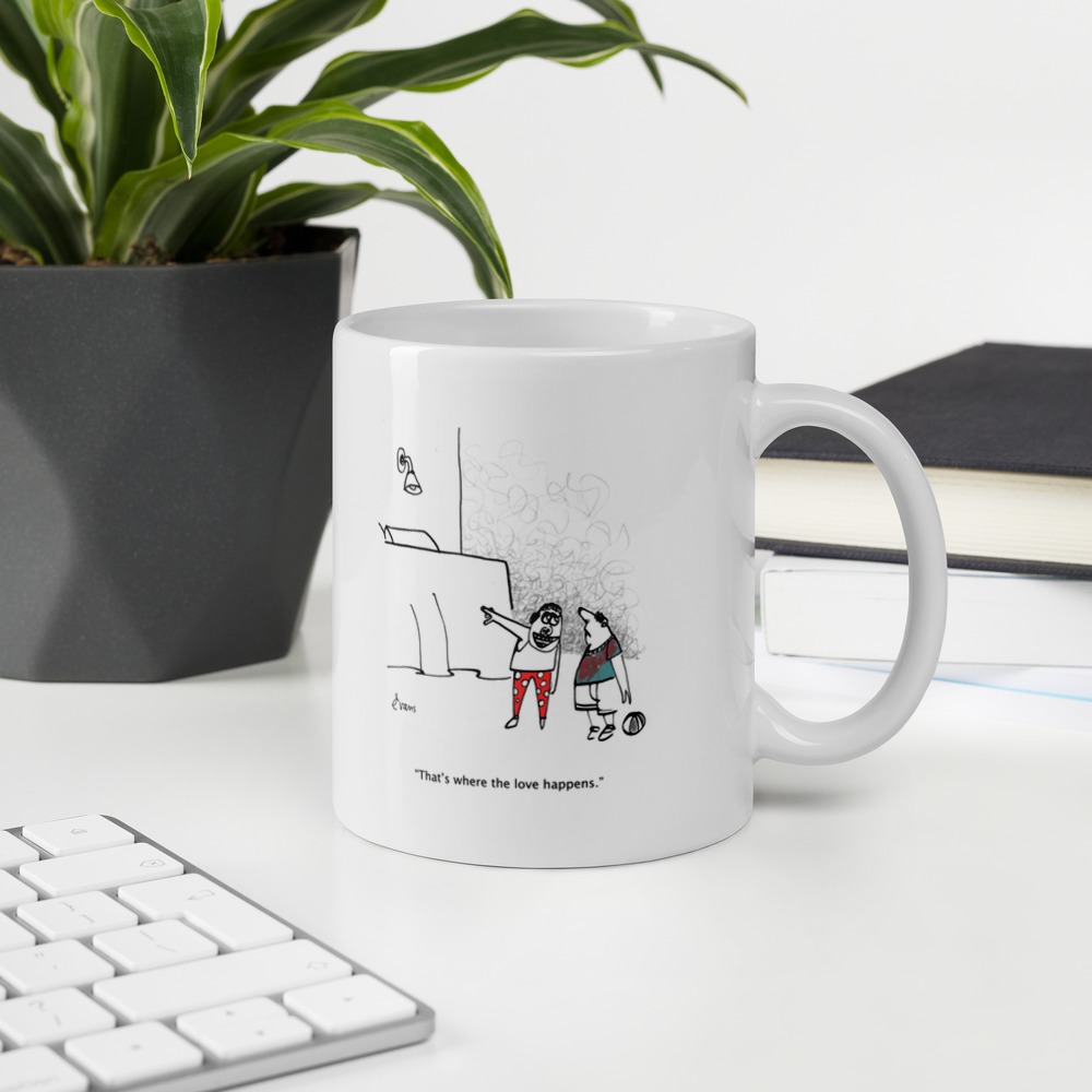White Glossy Mug