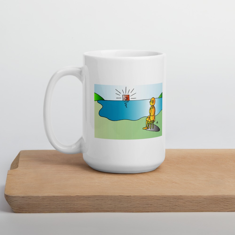 White Glossy Mug