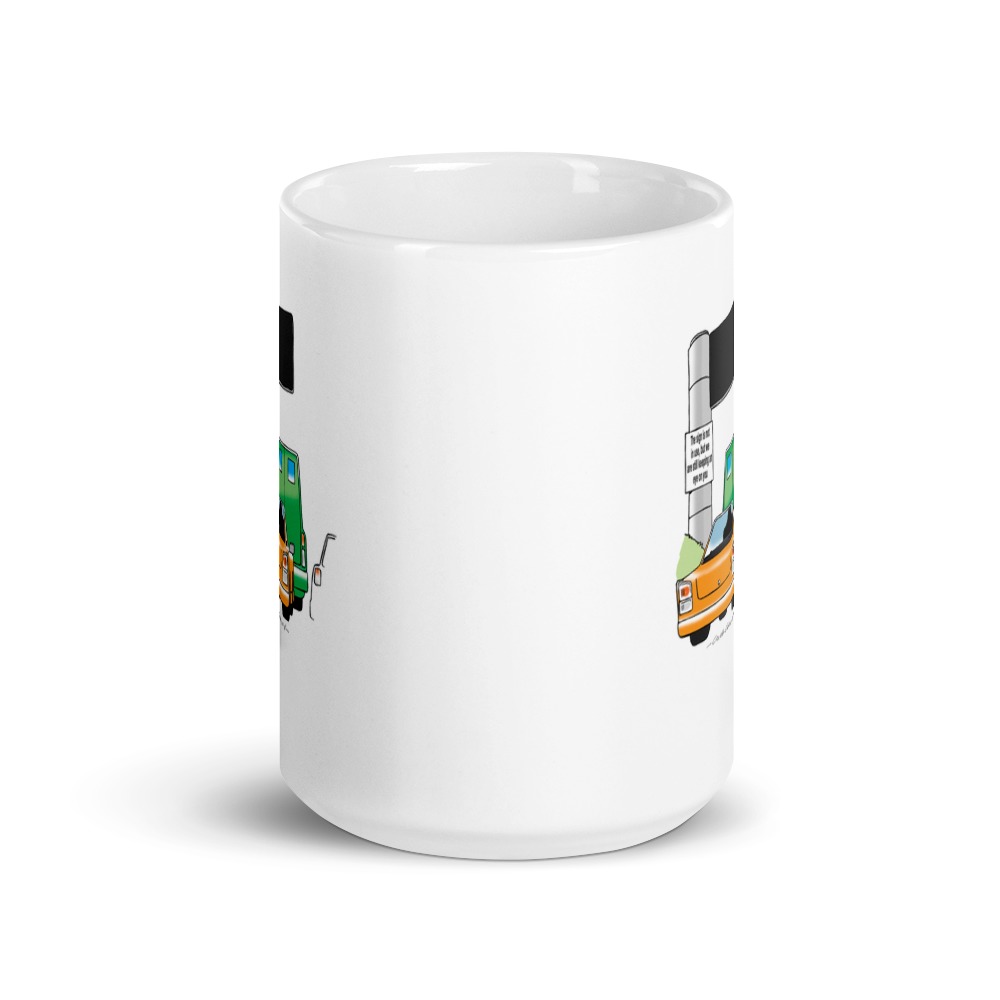 White Glossy Mug
