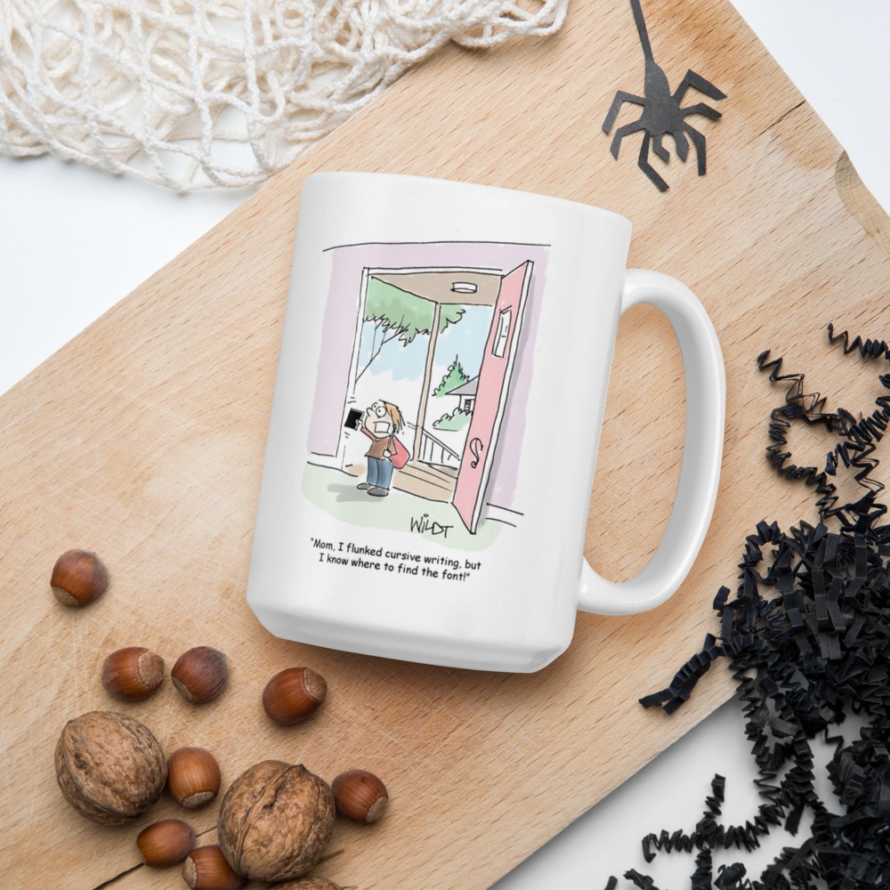 White Glossy Mug
