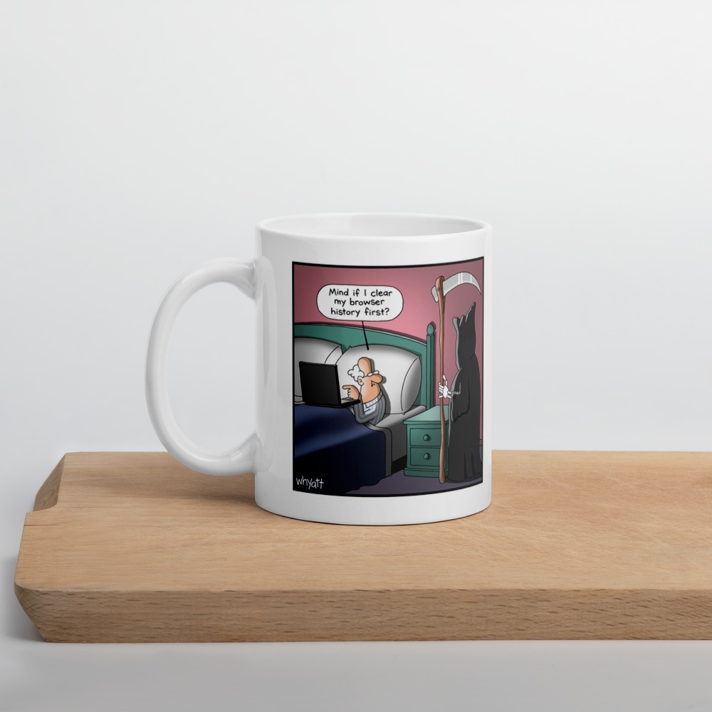 White Glossy Mug