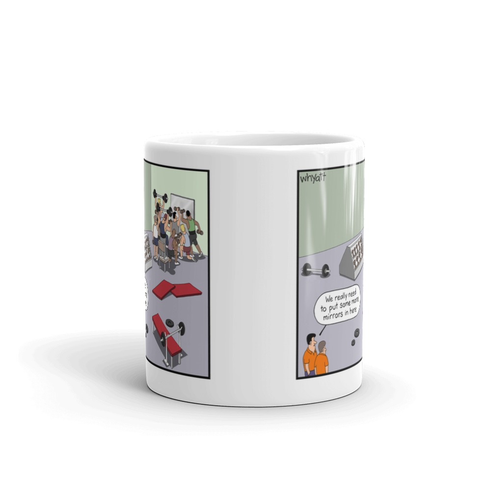 White Glossy Mug