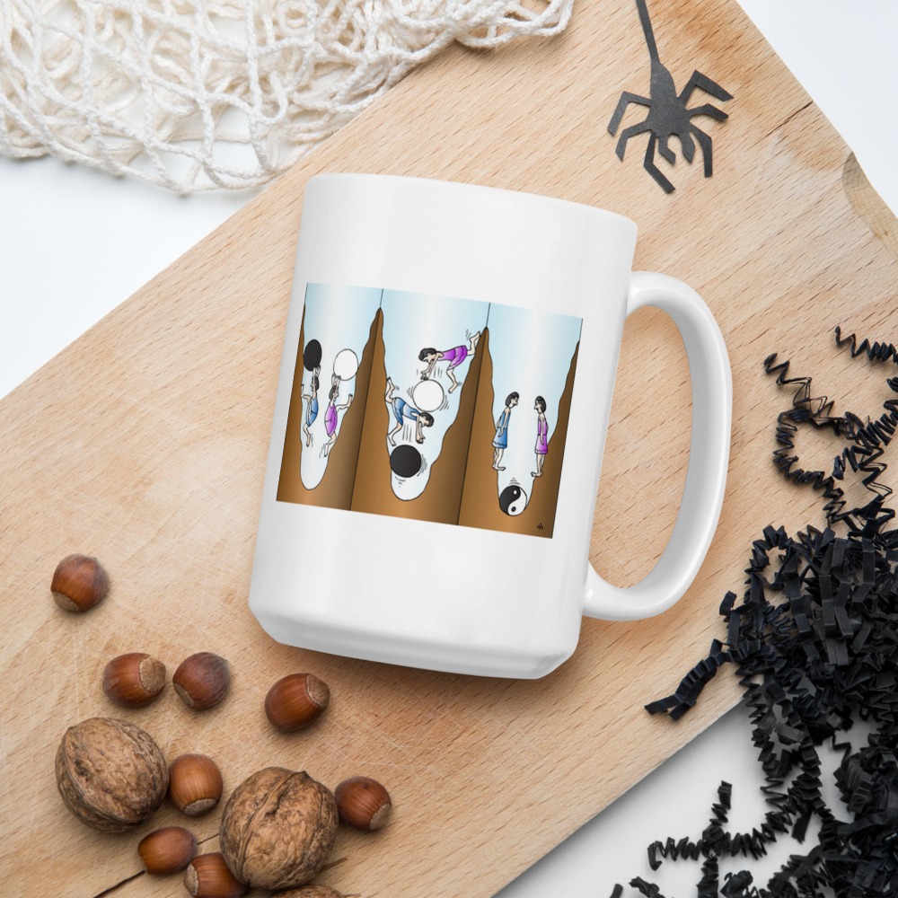 White Glossy Mug