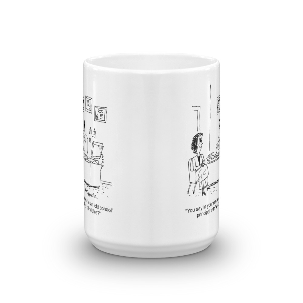 White Glossy Mug
