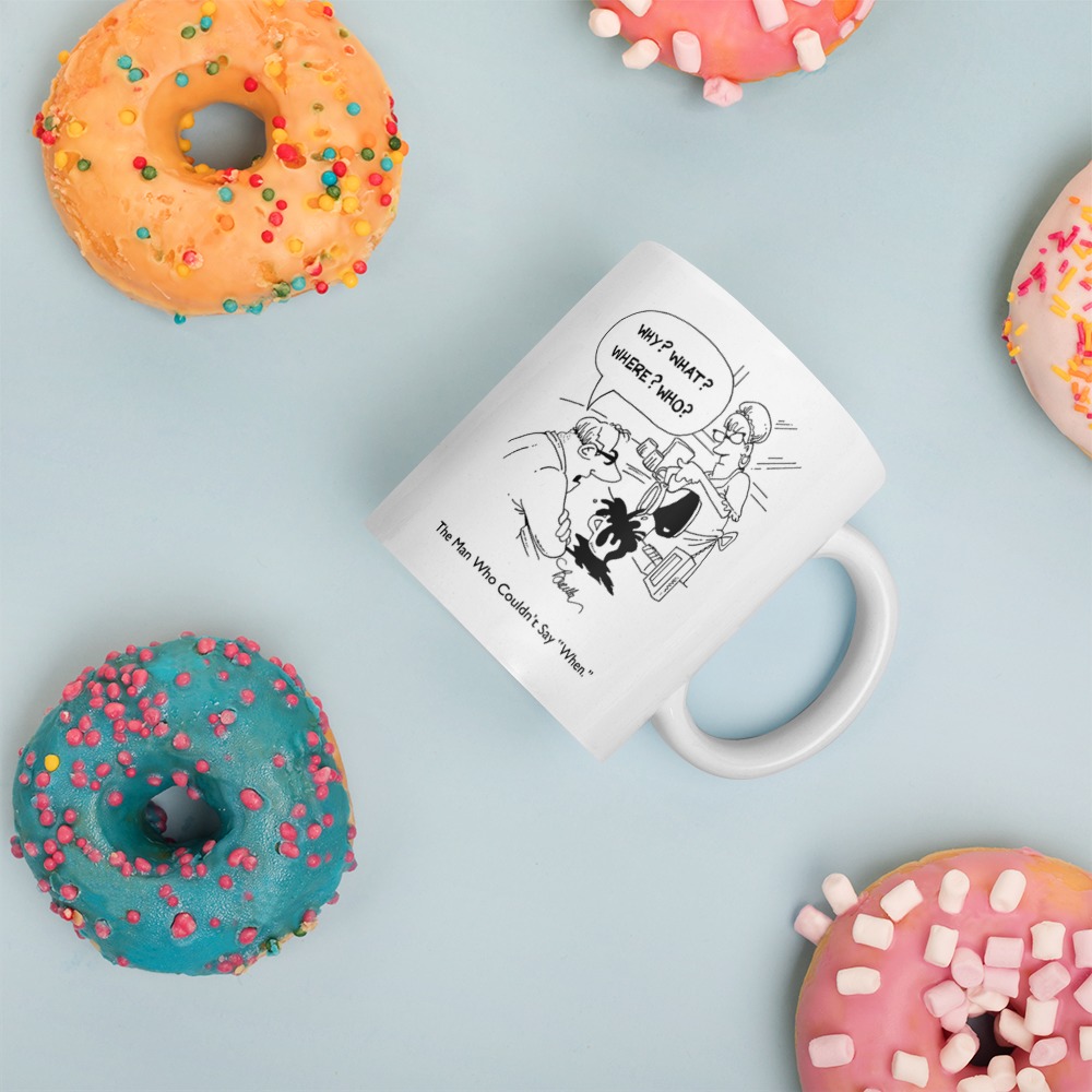 White Glossy Mug