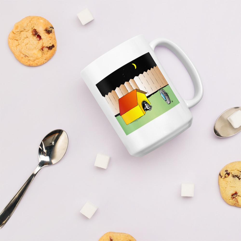 White Glossy Mug