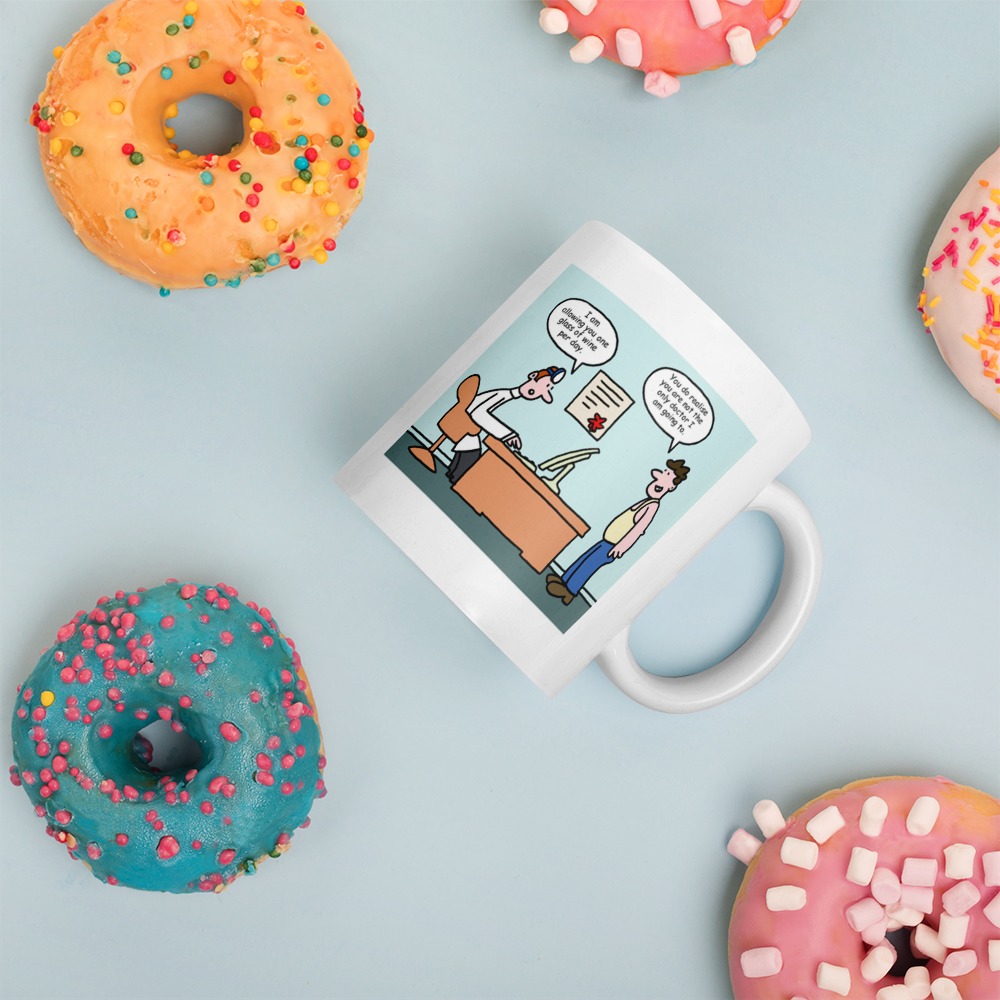 White Glossy Mug