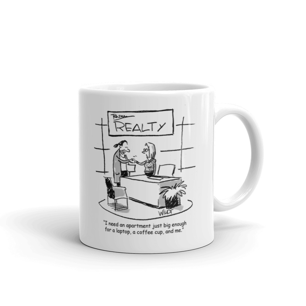 White Glossy Mug