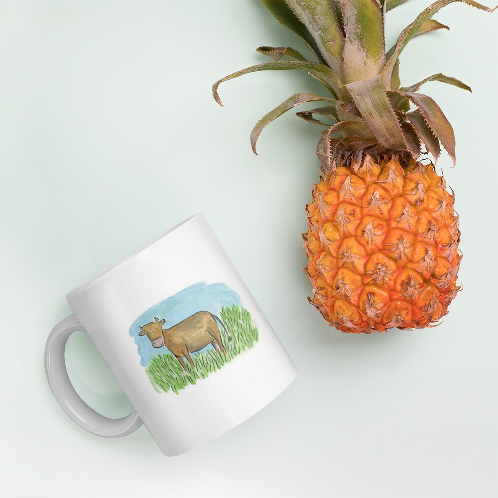 White Glossy Mug