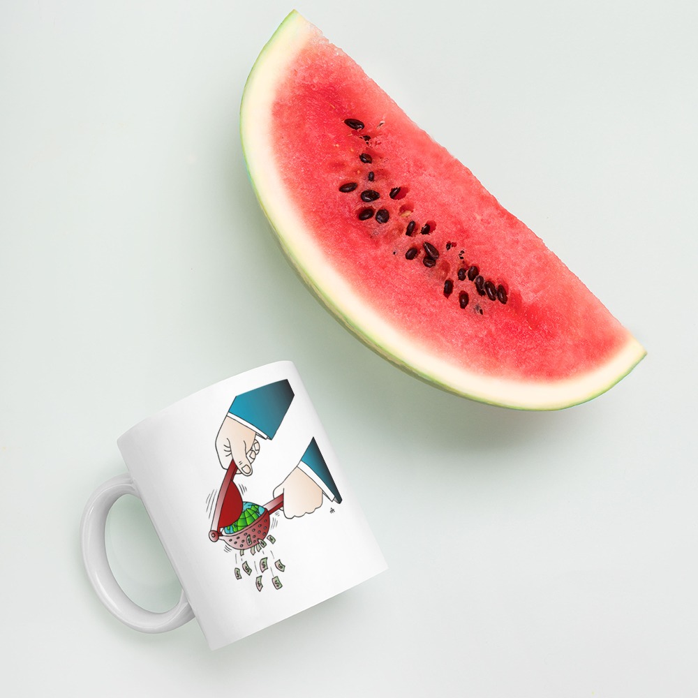 White Glossy Mug