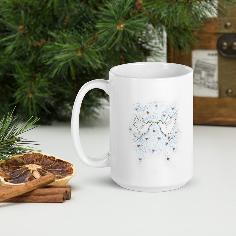 White Glossy Mug