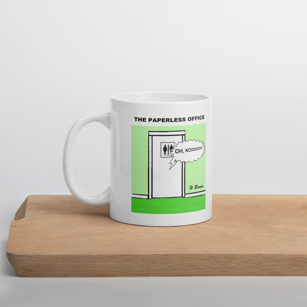 White Glossy Mug