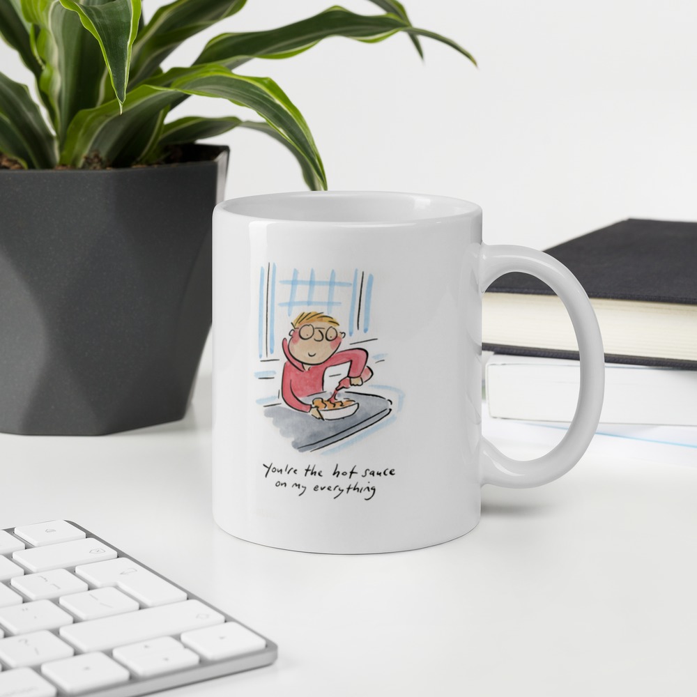 White Glossy Mug