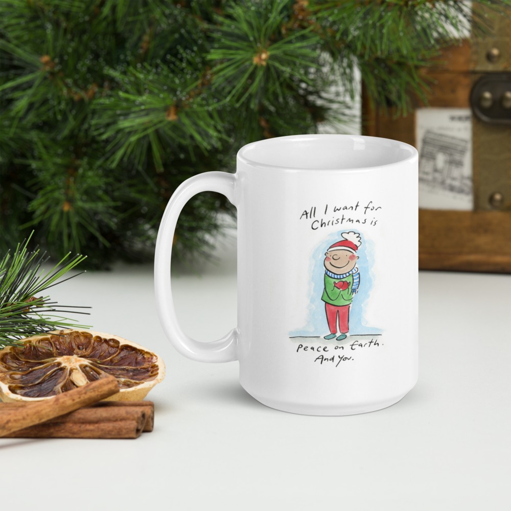 White Glossy Mug
