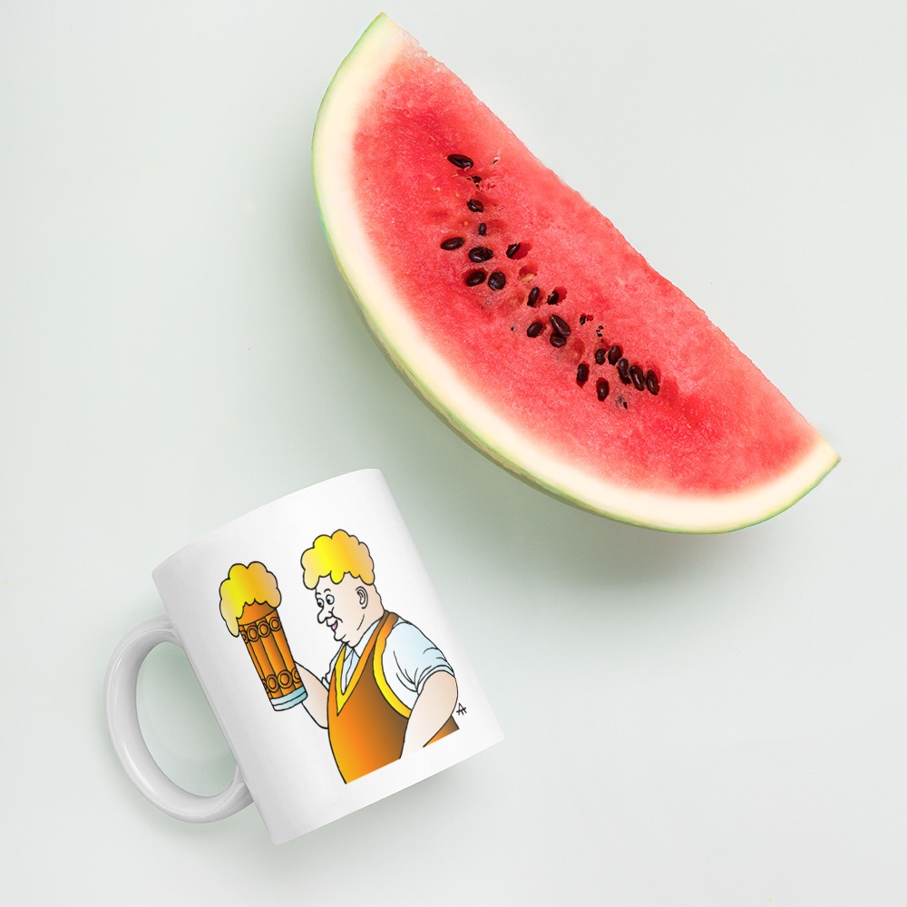 White Glossy Mug