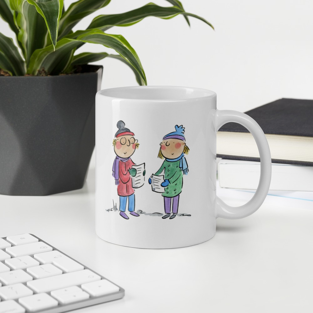 White Glossy Mug