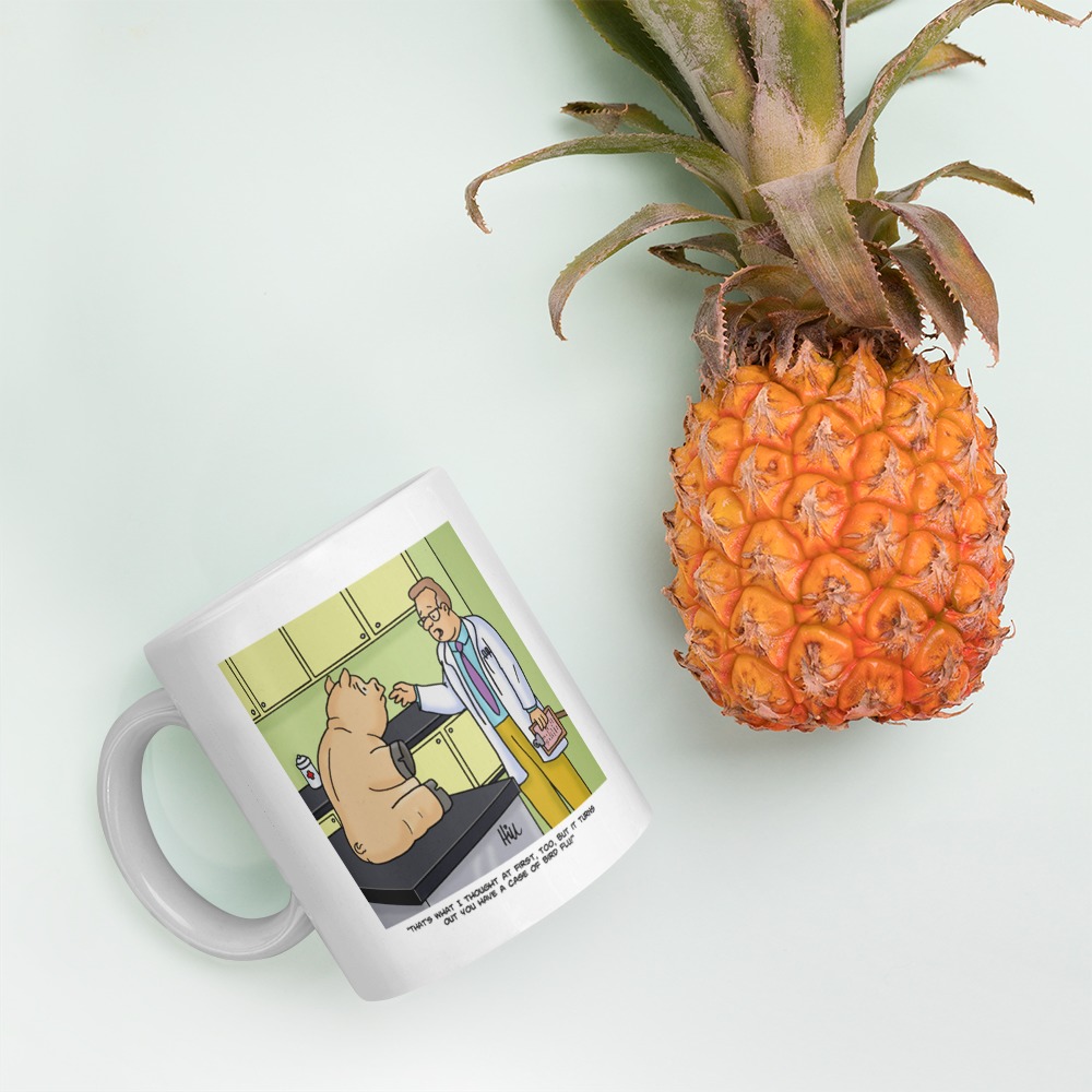 White Glossy Mug