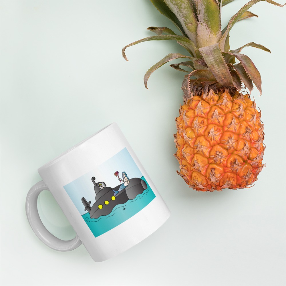 White Glossy Mug