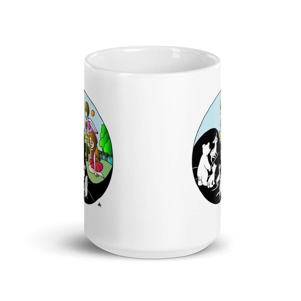 White Glossy Mug