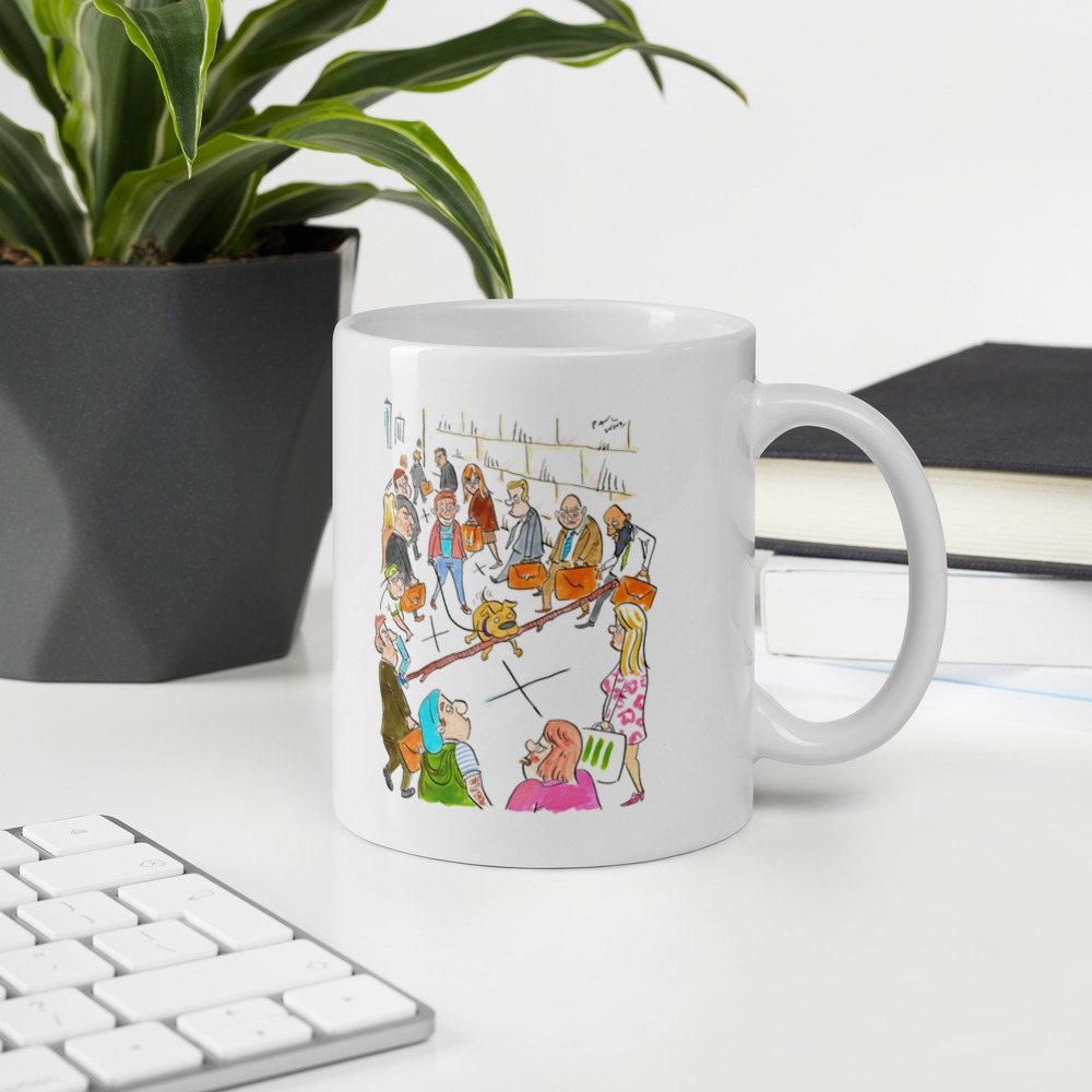 White Glossy Mug