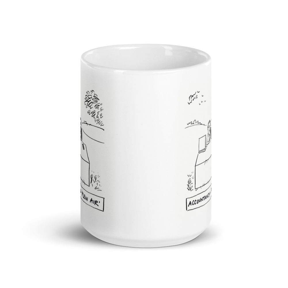 White Glossy Mug