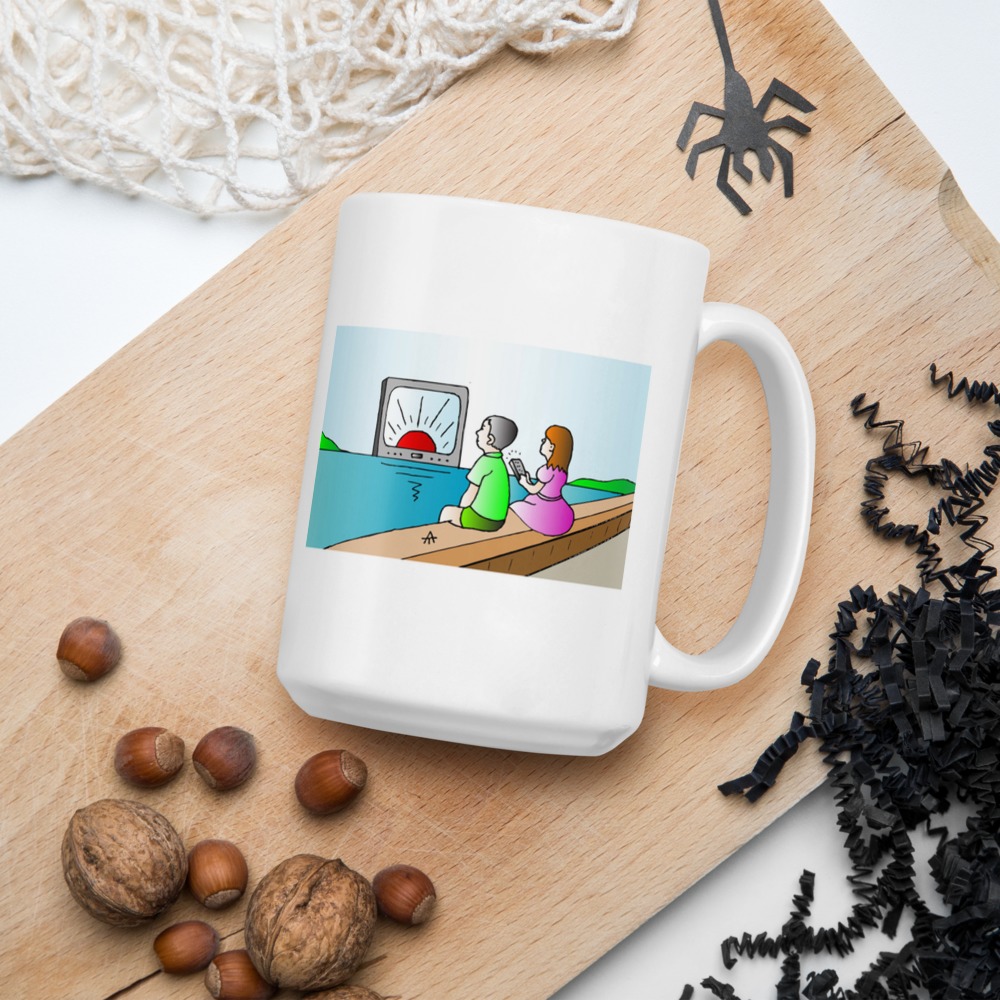 White Glossy Mug