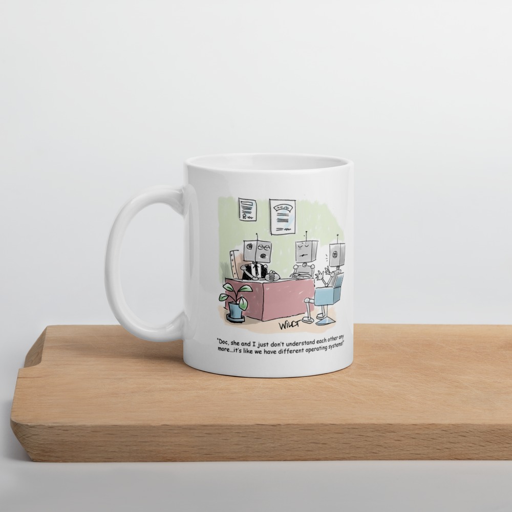 White Glossy Mug