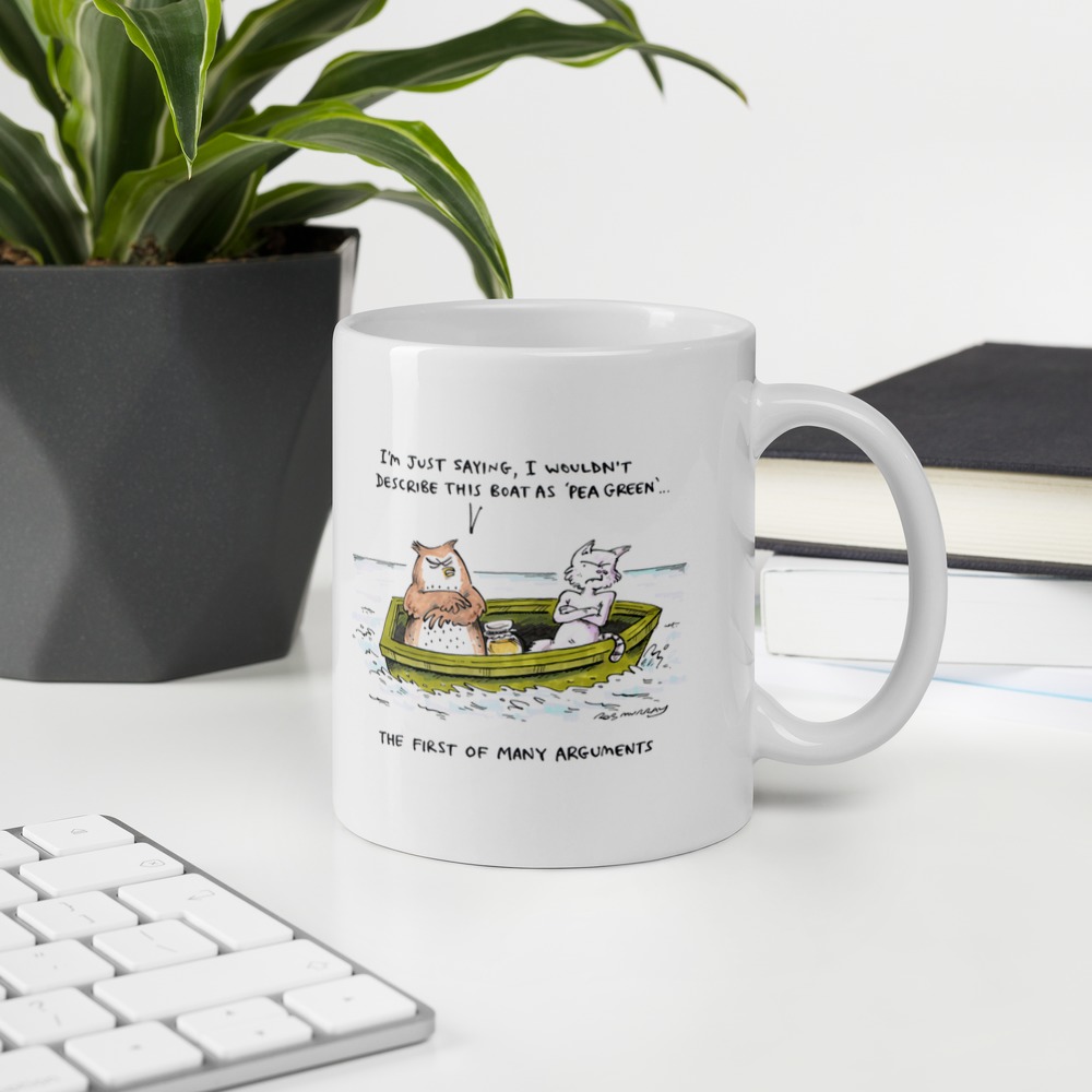 White Glossy Mug