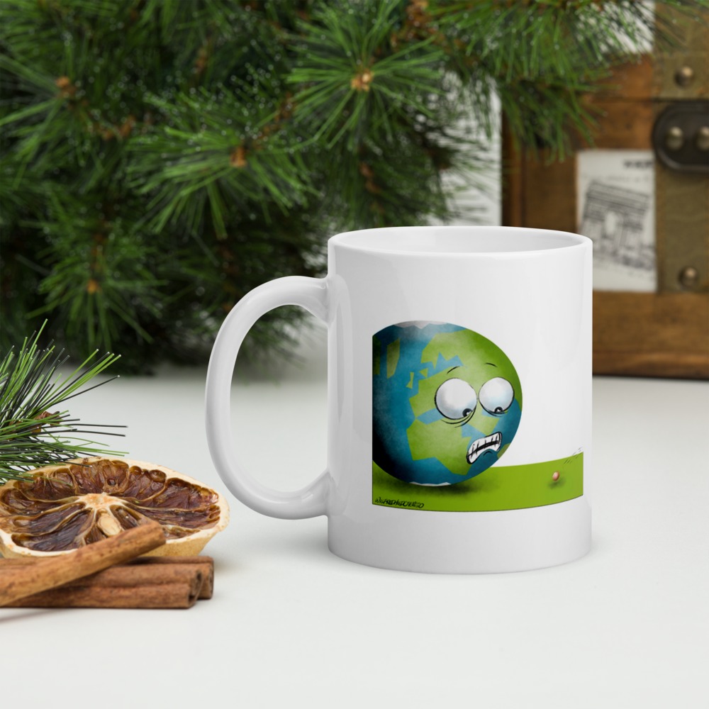 White Glossy Mug