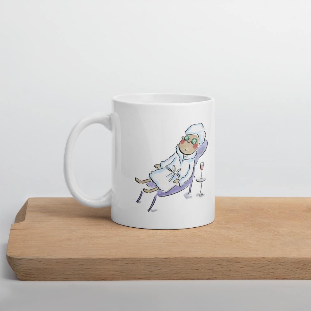 White Glossy Mug